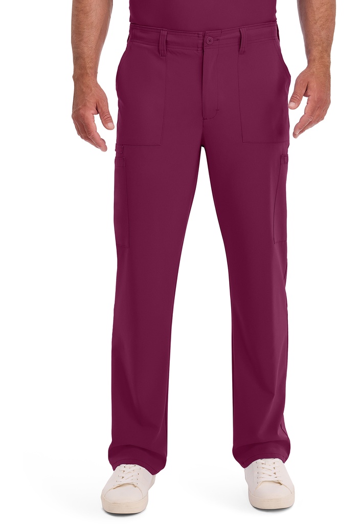 Men's Natural Rise Drawstring Pant (XXS, Wine)