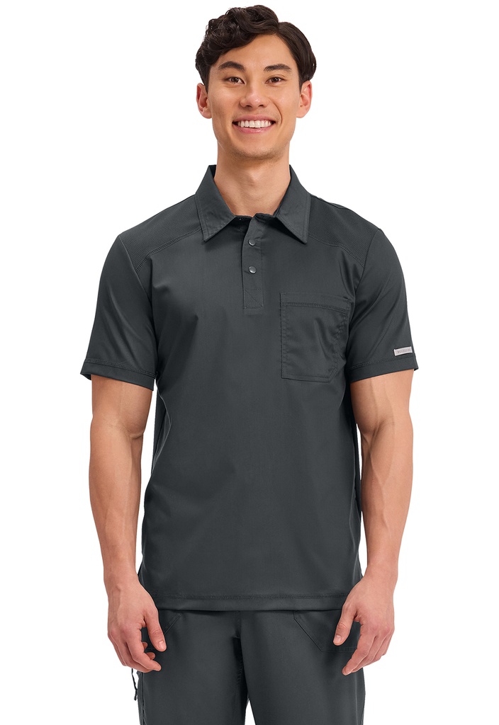 Men's Polo Shirt (XXS, Black)