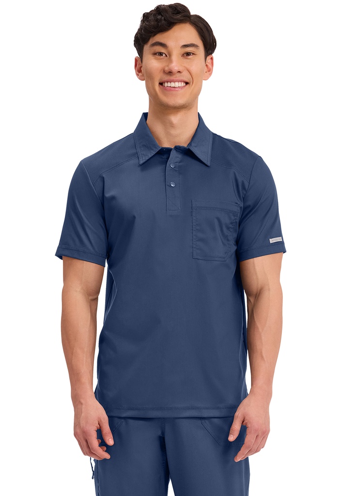 Men's Polo Shirt (XXS, Navy)