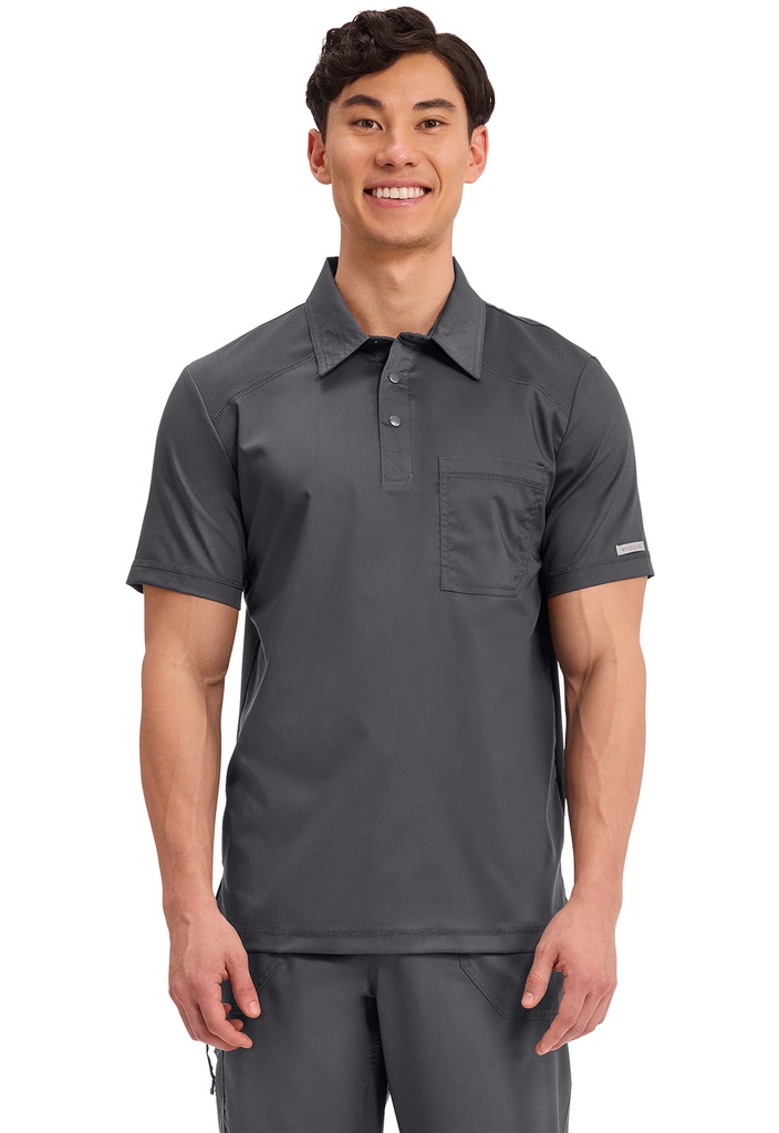 Men's Polo Shirt (XXS, Pewter)