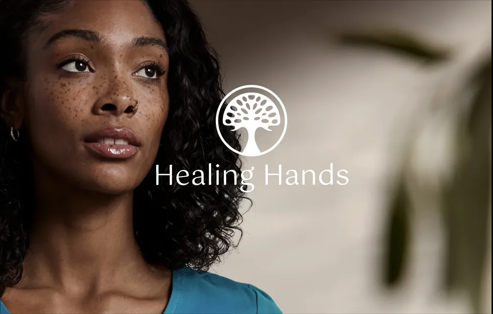 Healing Hands scrubs at Scrub Seven